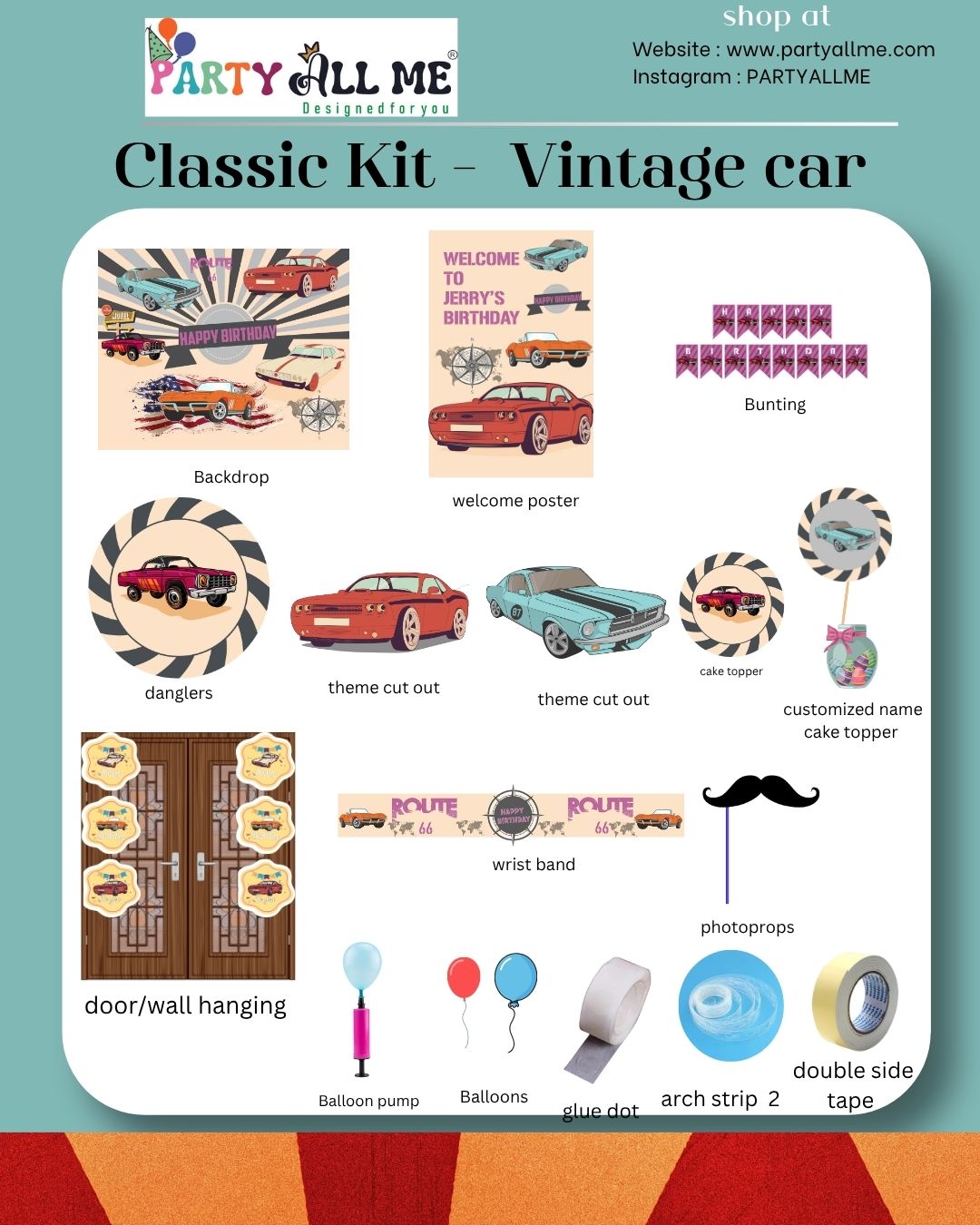 VINTAGE CAR THEME