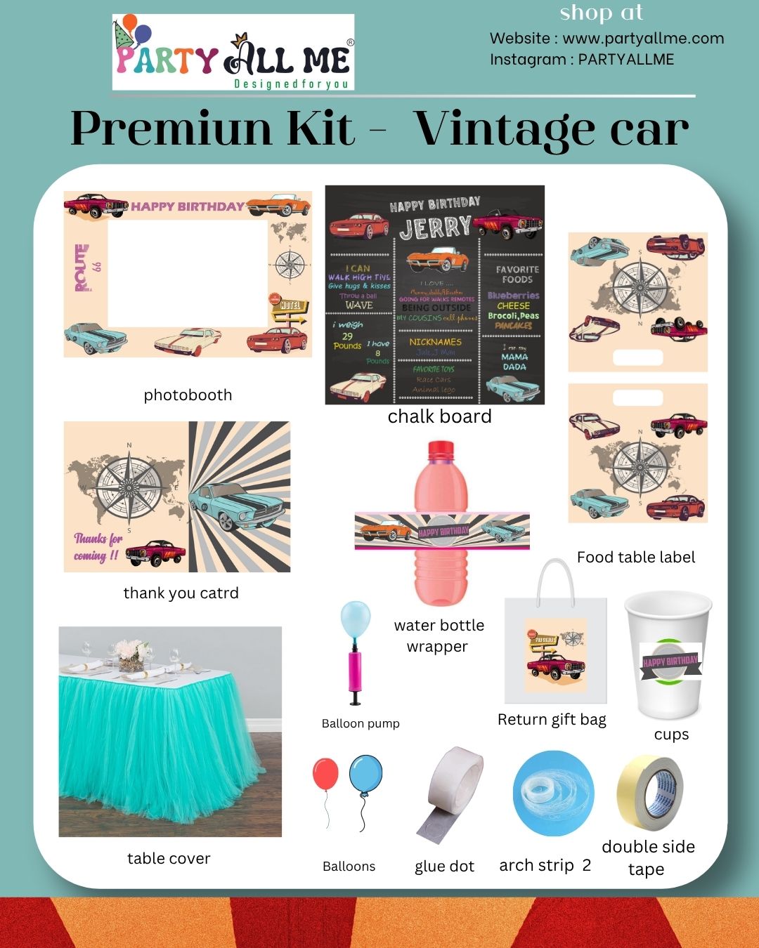 VINTAGE CAR THEME - Image 2