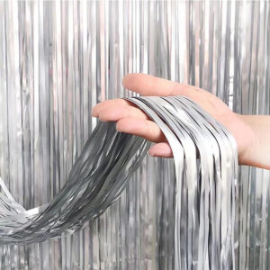 BACKDROP FRILLS - SILVER