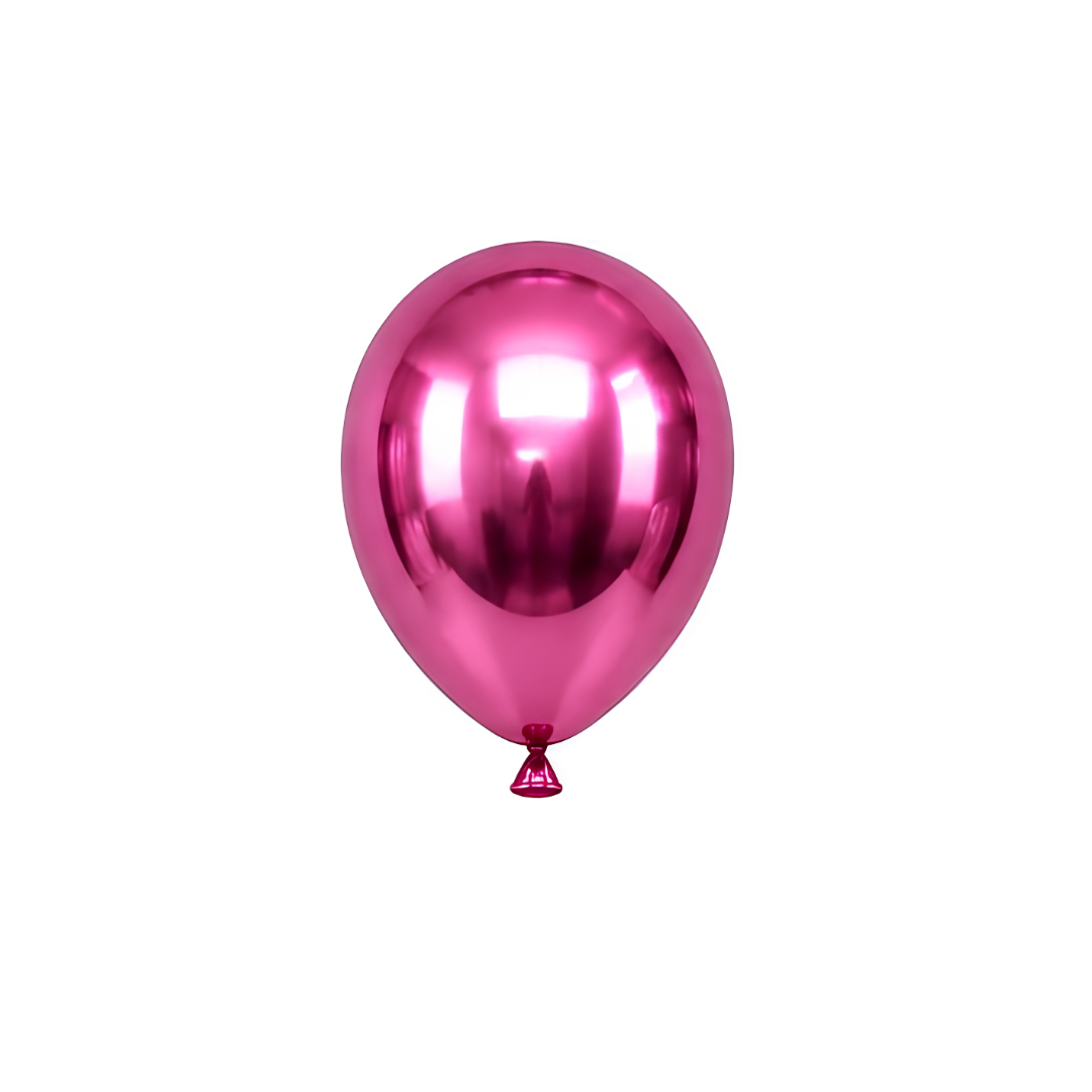 Metallic Balloons per pack (20 Balloons) -Pink