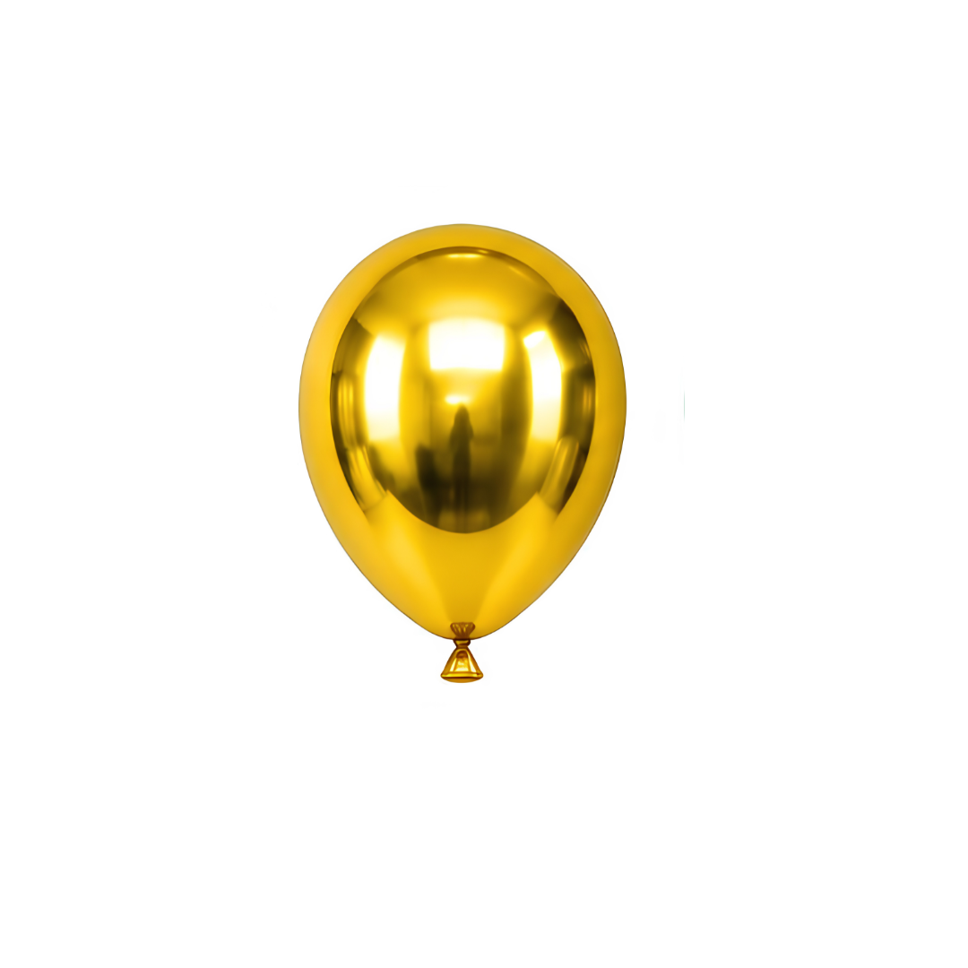 Metallic Balloons per pack (20 Balloons) -Gold