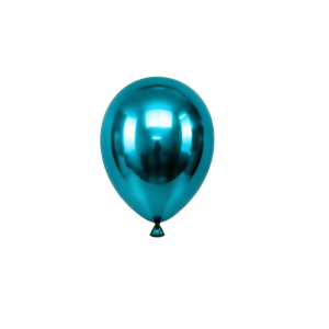 Metallic Balloons per pack (20 Balloons) -Teal Blue